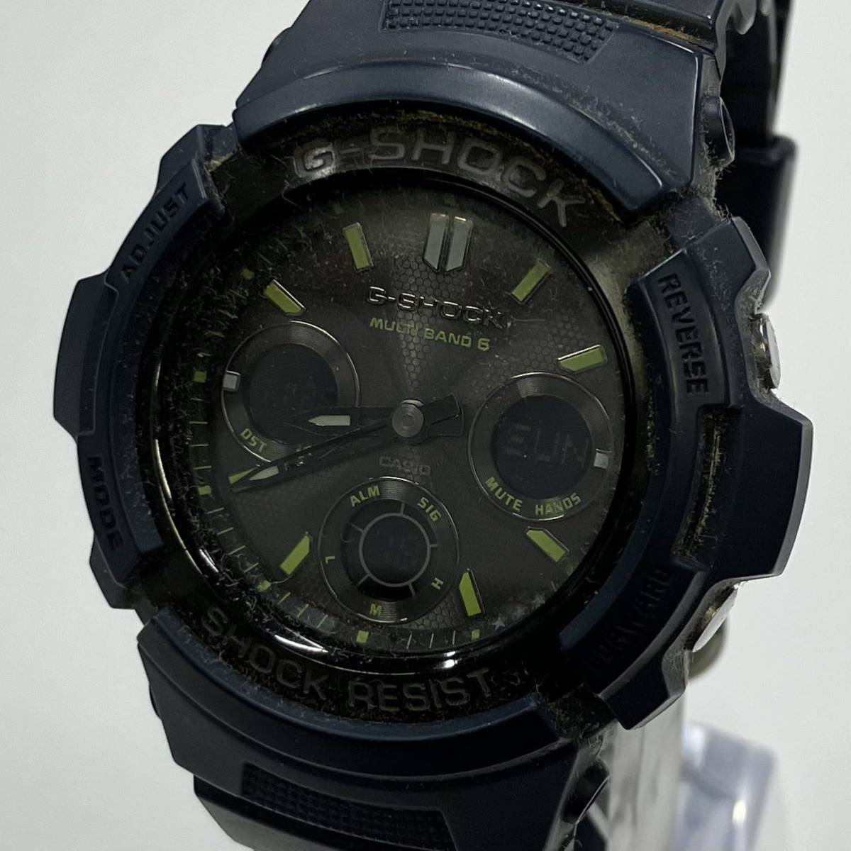 ☆【売り切り】CASIO（カシオ）メンズ腕時計 G-SHOCK AWG-M100NV 電波ソーラー _画像1