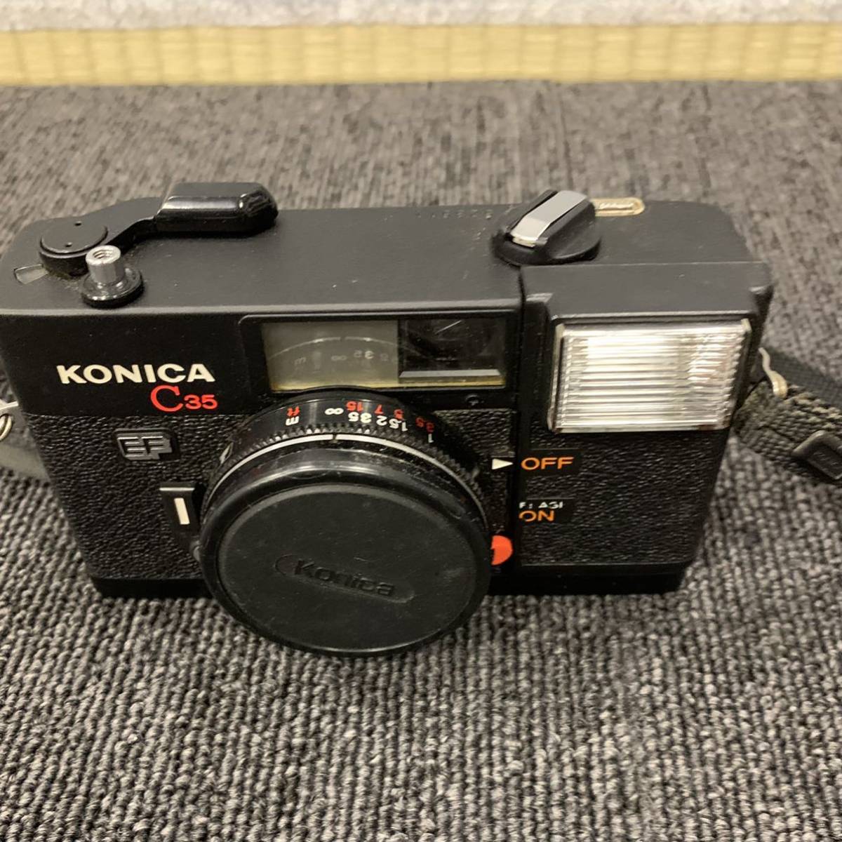 ◯【売り切り】KONICA コニカ フィルムカメラ カメラ 昭和レトロ　C35 38mm F2.8 _画像2