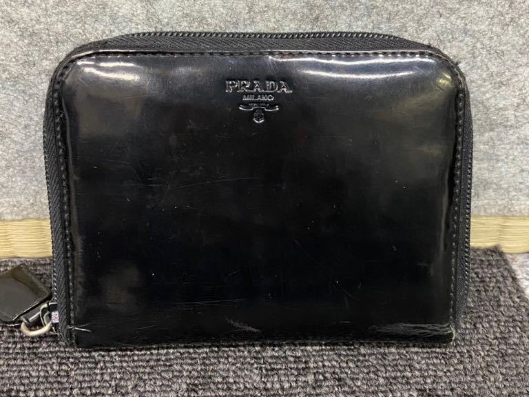 ◯【売り切り】PRADA プラダ 財布 ブラック _画像1