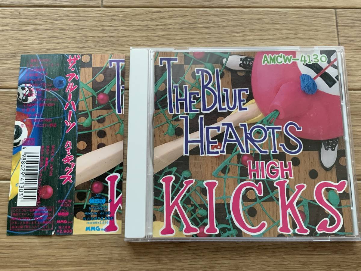 THE BLUE HEARTS　HIGH KICKS　ザ・ブルーハーツ　ハイ・キックス　帯付きCD/AG_画像1