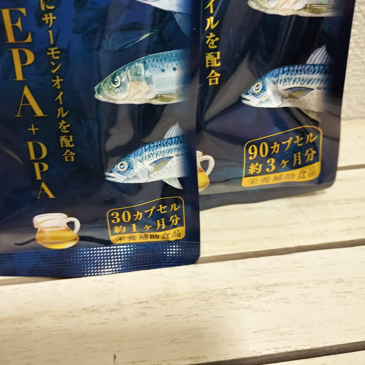 即決アリ！送料無料！ 『 DHA EPA DPA / 約1ヶ月分 + 約3ヶ月分 』◇ 6種 青魚 + サーモンオイル / 不飽和脂肪酸 オメガ3系_画像2