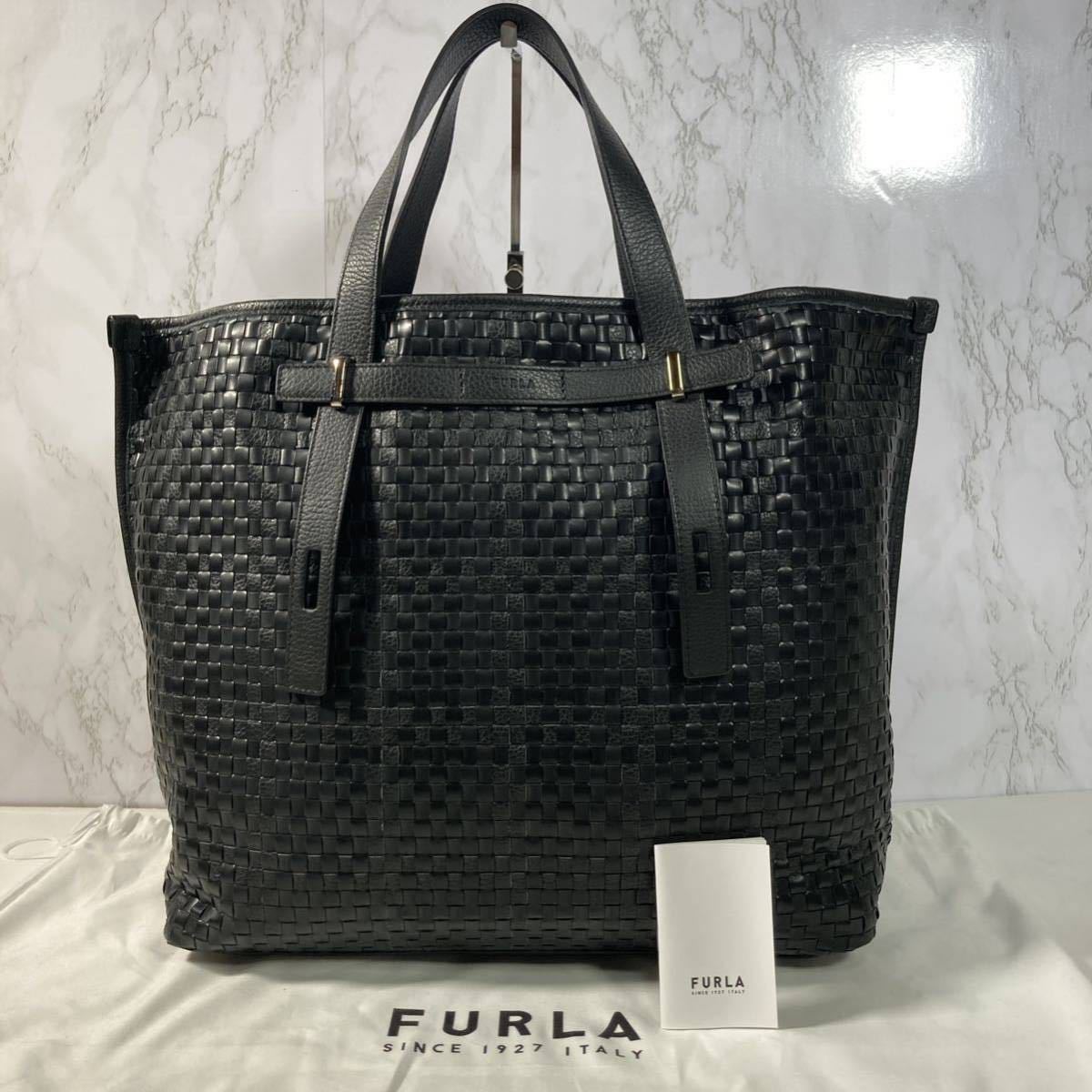 新品・超希少！】 FURLA フルラ ジョーヴェ トートバッグ 編み込み