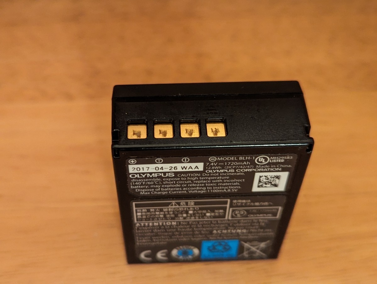 OLYMPUS バッテリー BLH-1 オリンパス E-M1 Mark 2,3 電池（2）_画像3