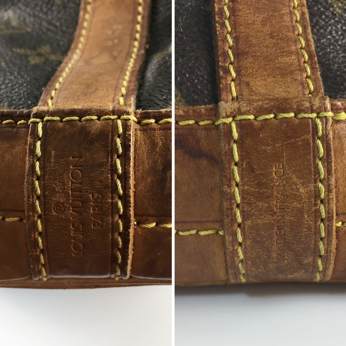 【S‐171】LOUIS VUITTON ルイヴィトン ノエ M42224 モノグラム 巾着 ショルダーバッグ ハンドバッグ ブラウン系_画像7