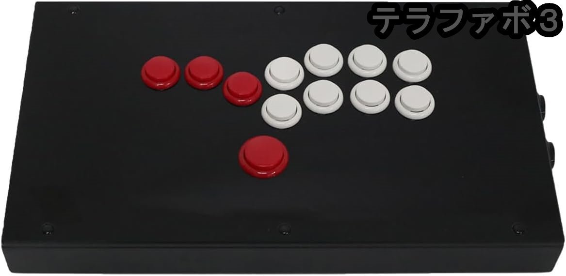 超薄型オールボタン HIT スタイルアーケードジョイスティックファイトスティックゲームコントローラー PC用 (クラシックなボタン)_画像1