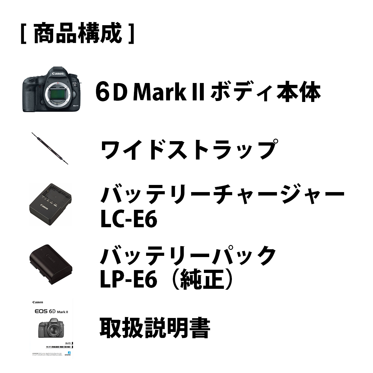 宅配レンタル★Canon EOS 6D mark II 2 ボディ★1,980円/日_画像2