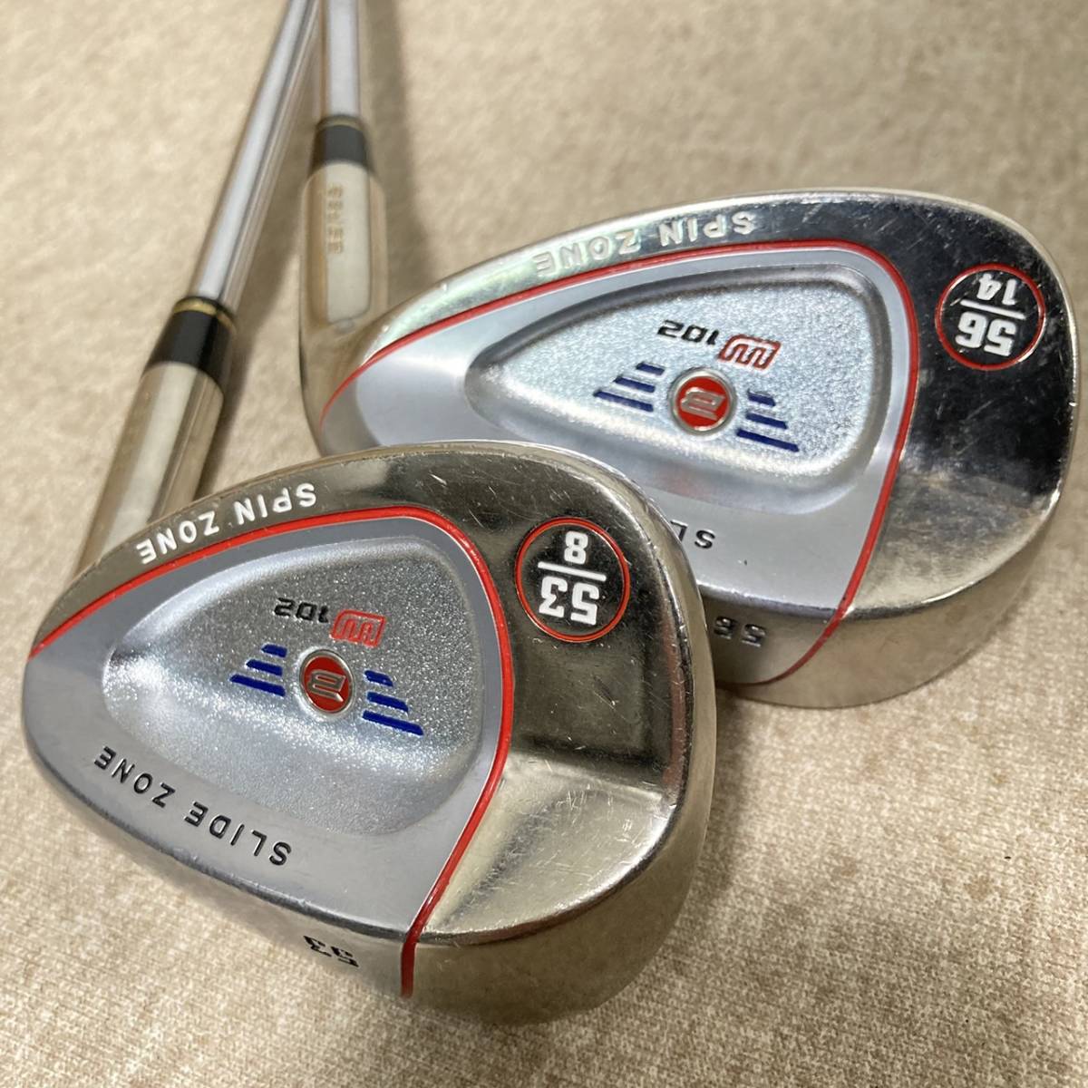 ホンマ　HONMA　ウェッジ　2本セット　W102　BERES　ベレス　53/8　56/14　N.S.PRO950GH　Flex-S　スチールシャフト_画像1