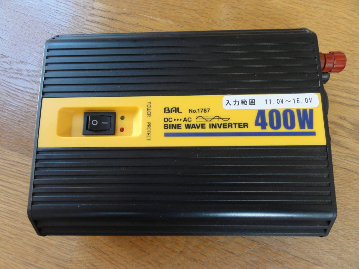 【中古品】ＢＡＬ３ＷＡＹ正弦波インバーター４００ｗ　№1787　_画像2