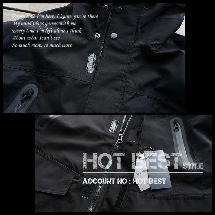 最高級◆GABRIEL OUTDOOR 高機能素材 防風 ゆったりサイズ機能性ジャケット 防水★GORE-TEX・防寒・最強マウンテンパーカ【XXL】3081_画像3