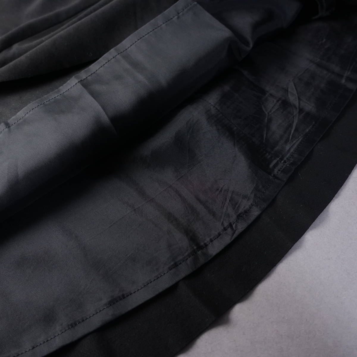J&R/ジェイアンドアール/M/日本製/人工皮革エクセーヌスカート/ブラック/黒/レディース_画像9