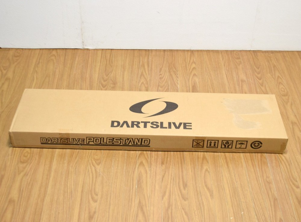 新品未開封 DARTSLIVE ポールスタンド ブラック ボード取付部耐荷重約8kg以下 設置可能天井高さ2.1m～2.7m ダーツライブ_画像3