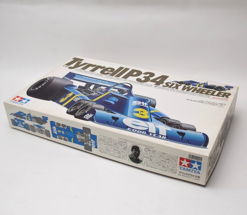 未使用 タミヤ タイレル P34 シックスホイーラー 1/12スケール プラモデル ビッグスケールモデルシリーズ No.19 TAMIYA Tyrell_画像2