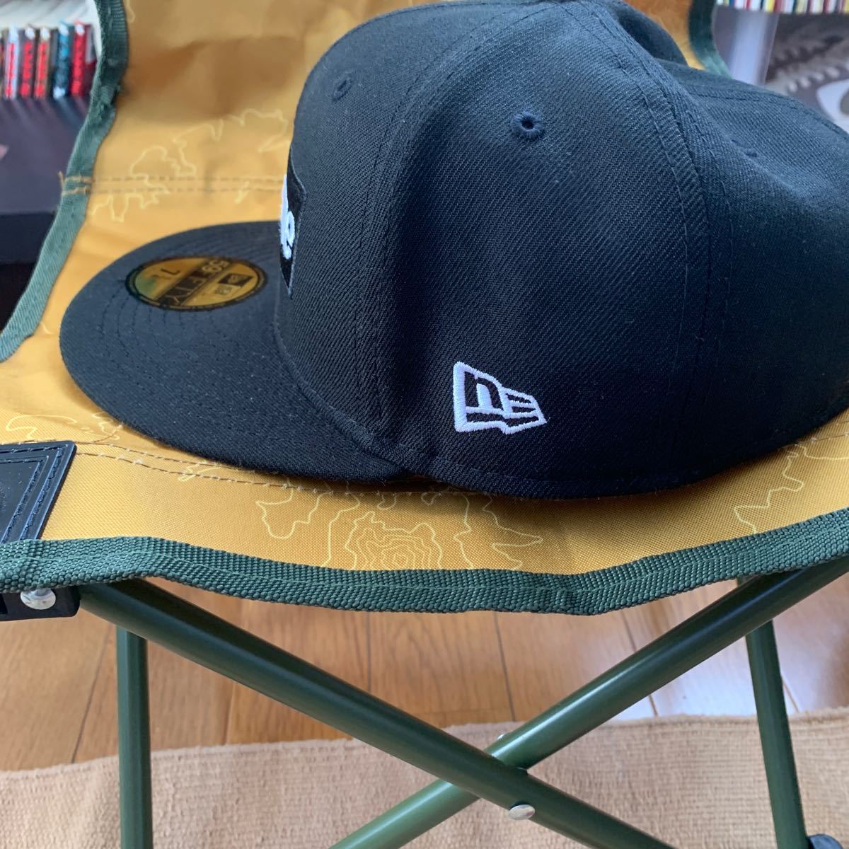 22AW Supreme Money Box Logo New Era Blackシュプリーム マネー ボックス ロゴ ニューエラ ブラック7 1/4 美品_画像4