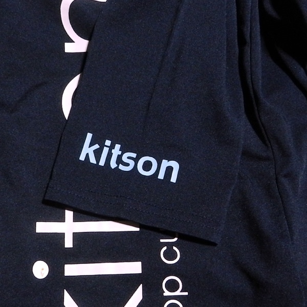 kitson LA キットソン ロゴ 長袖 Tシャツ スポーツウェア ロンT 紺 レディース L 美品_画像5