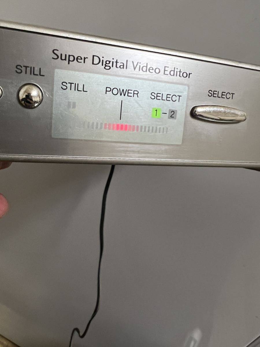 プランテック スーパー デジタル ビデオ エディター CRX-4000 PLANTEC Super Digital Video Editor ACアダプター付き　送料無料_画像2