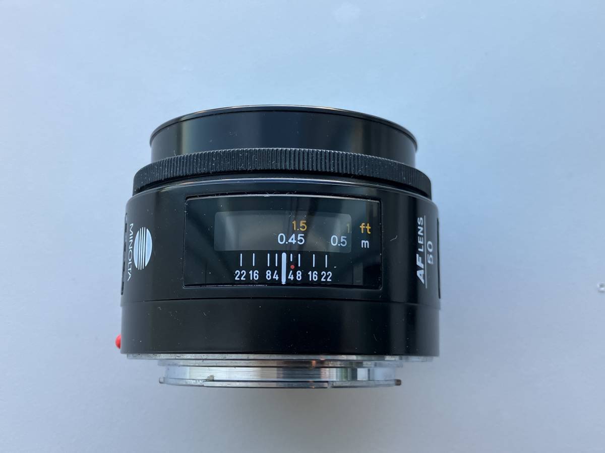 【良品】MINOLTA ミノルタ AF 50mm F1.4 初期型 αマウント SONY ソニー_画像7