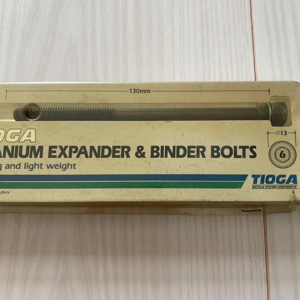 TIOGA TITANIUM EXPANDER & BINDER BOLTS新品・未使用_画像3