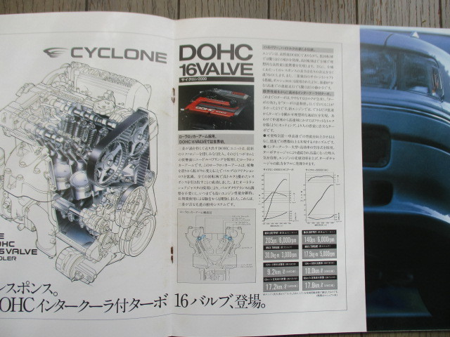 【送料無料】ミツビシ　ギャランE-E３９A　４WD　VシリーズVR-４　VX-４　専用カタログ　１９８７’前期　ラリーアート_画像5