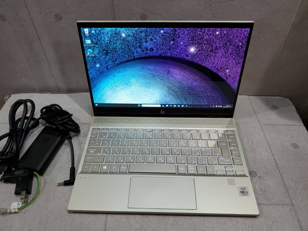 Hp ENVY 13-aq1078TU / Core i5-1035G1 / 256GB / 8GB / Windows11 Home_画像1