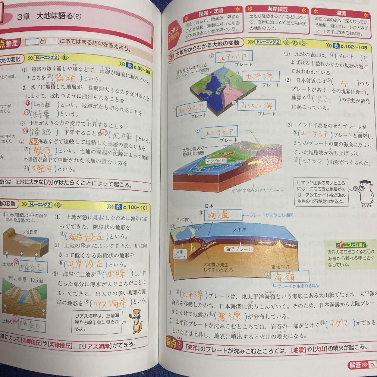 教科書トレーニング理科 啓林館版未来へひろがるサイエンス 1年