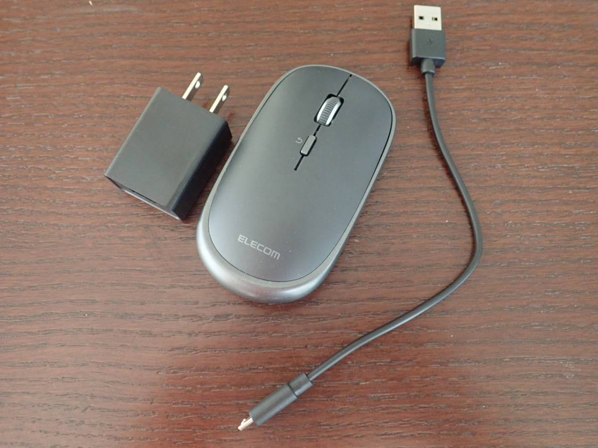 ELECOM エレコム 充電式 Bluetooth薄型マウス Slint M-TM15BBシリーズ_画像1