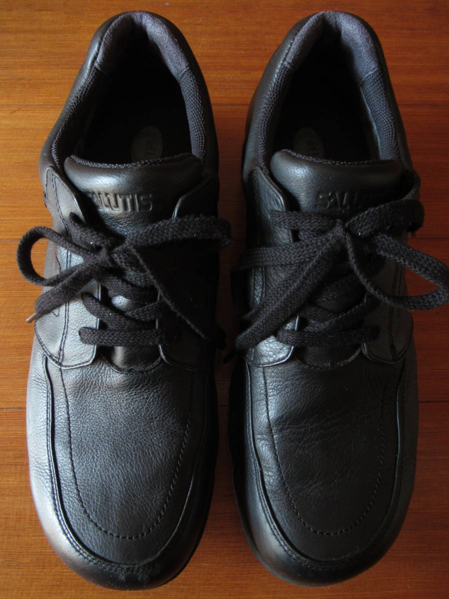 ASICS SALUTIS(サルティス) ウォーキングシューズ WSM821 26cm 3E 黒 /送料無料 ゴアテックス 靴底GEL  ビジネスでも使える 革靴ぽい メンズ