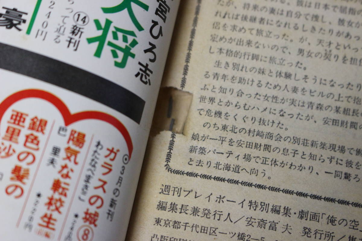 週刊プレイボーイ特別編集　俺の空　2・3巻　2冊セット　本宮ひろ志とチューリップ組　集英社　う809_画像6