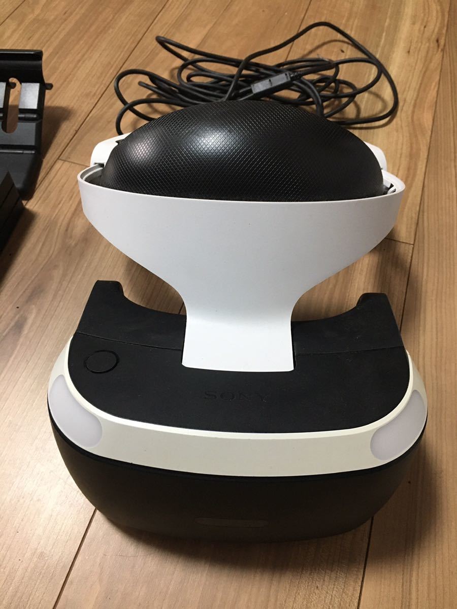 ②ソニー PlayStation VR 本体 ヘッドセット プロセッサーユニット CUH-ZVR2 PS4 プレステ_画像2