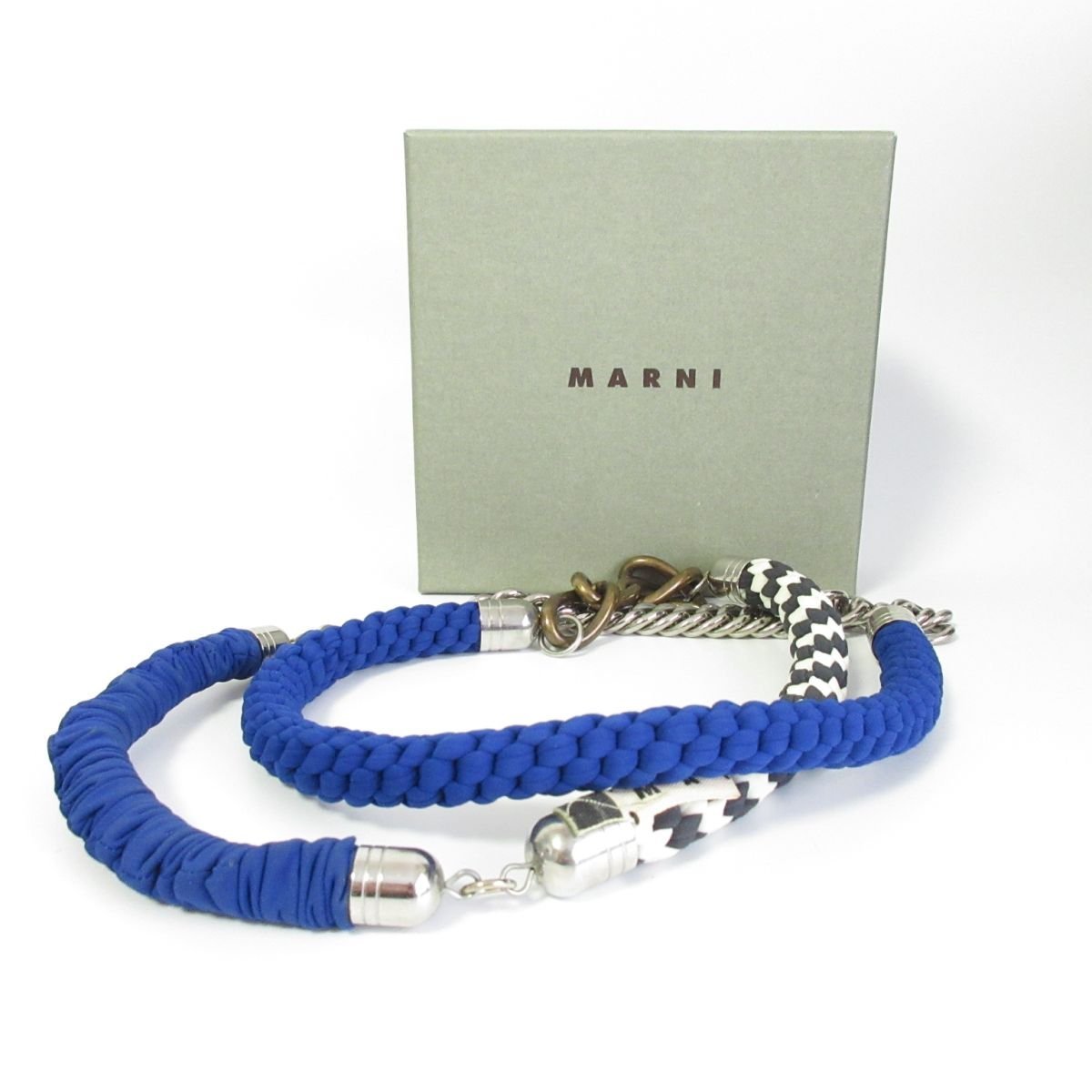 美品 MARNI マルニ COLLANA NECKLACE ネックレス マルチカラー_画像1