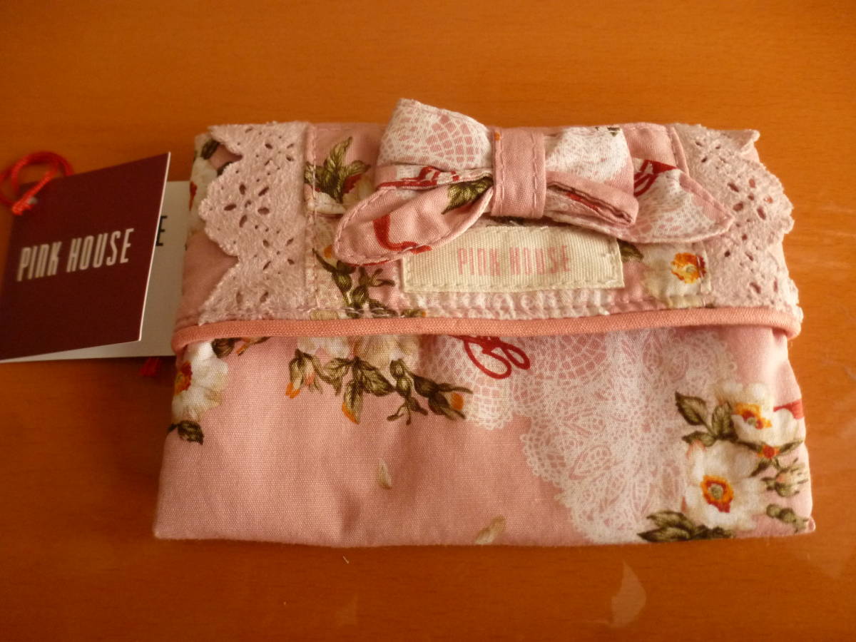  Pink House pocket tissue cover unused 