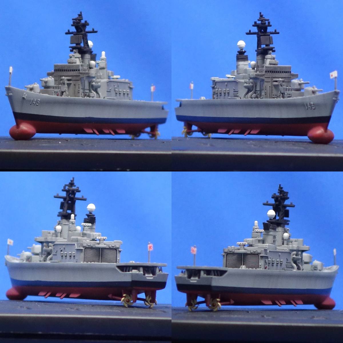 自衛隊モデルコレクション 22号 1/900 海上自衛隊 護衛艦 しらね DDH-143 リペイント完成品 デアゴスティーニ DeAGOSTINI_画像10