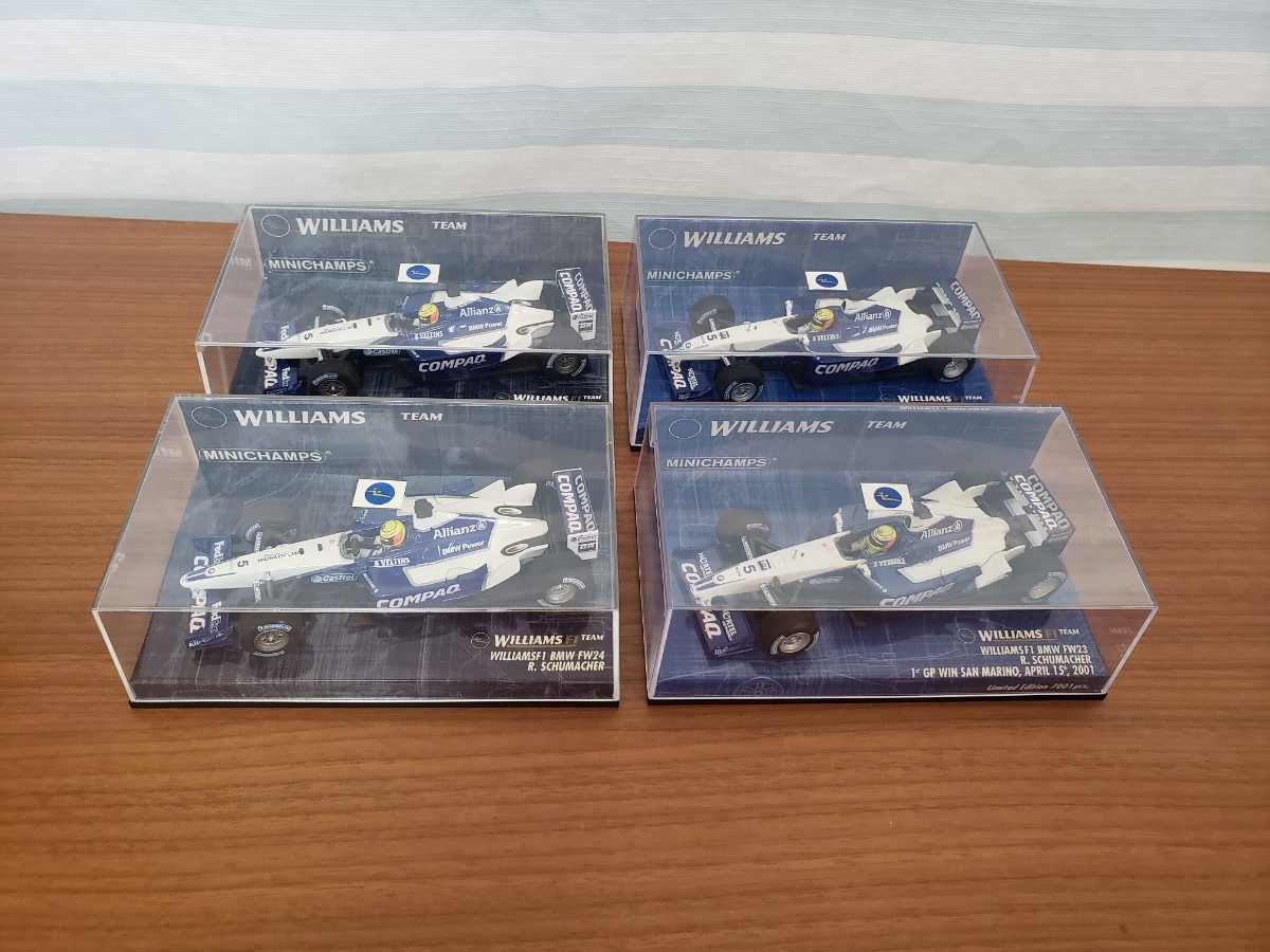 MINICHAMPS ミニチャンプス 1/43 Williams F1 BMW FW23 / FW24