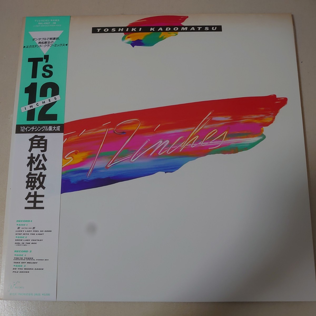 LP★角松敏生/T's 12INCHES［帯付/シティポップ/RAL-4507〜8/1986年］_画像1