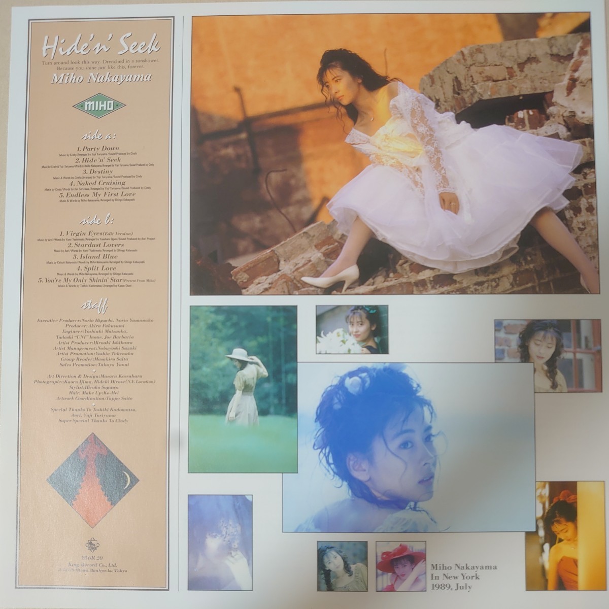LP☆中山美穂/Hide'n' Seek[帯付/オリジナル盤/和モノ/256R20/税込