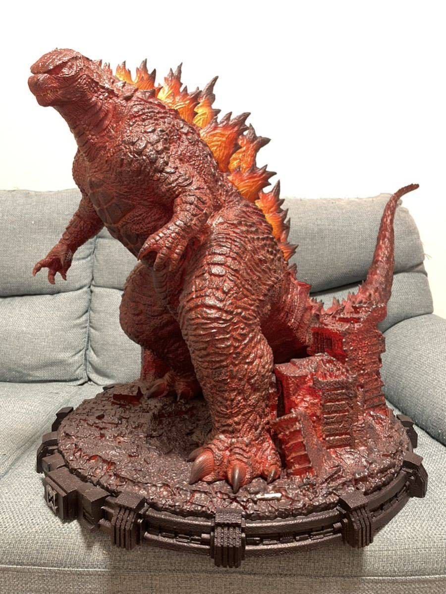 【破損あり】スパイラルスタジオ ゴジラ キングオブモンスターズ バーニングゴジラ2019 DXスタチュー Spiral Studio GODZILLA DX Edition_画像6