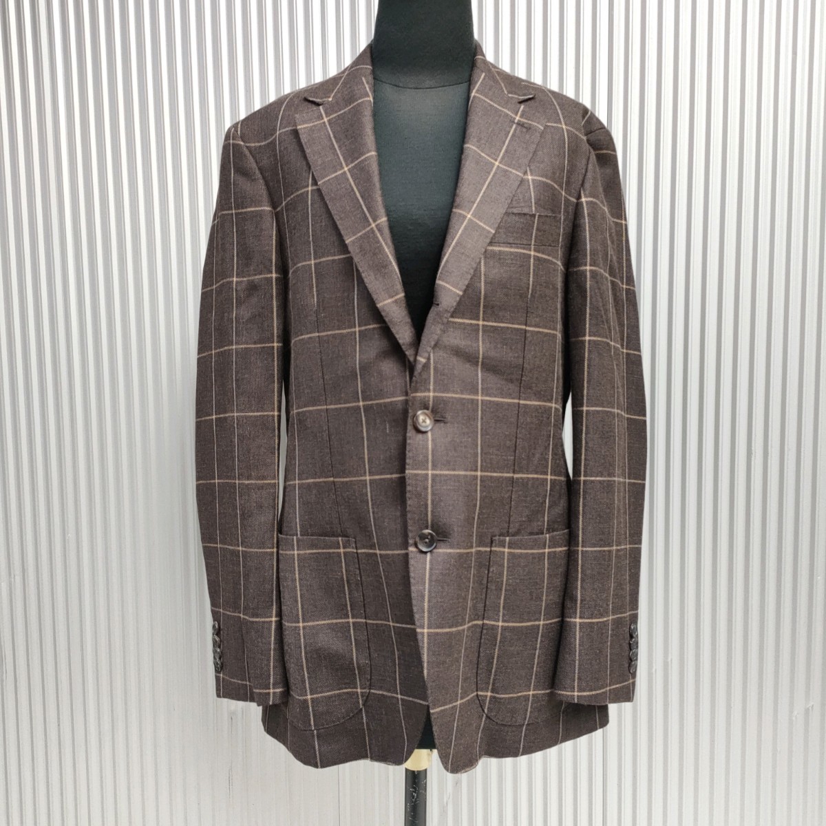 シルク混】美品/エディフィス × カノニコ/VITALE BARBERIS CANONICO