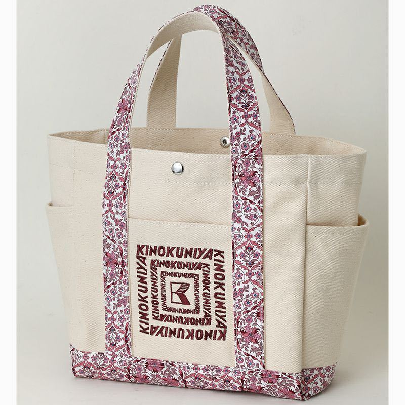 .no country shop Liberty print cotton tote bag pink tote bag eko-bag 