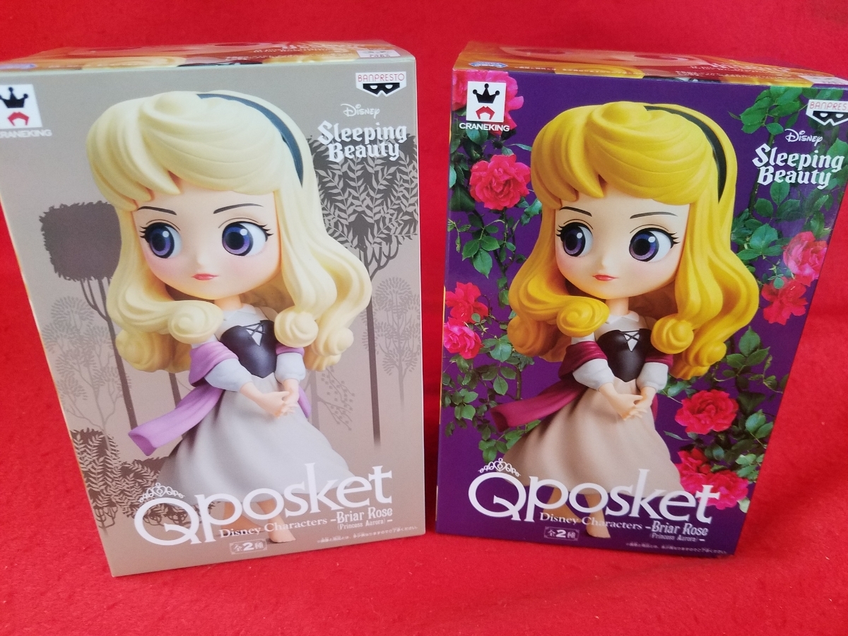 ディズニー Qposket オーロラ 全２種セット フィギュア Disney Characters Briar Rose オーロラ姫 フィギュア【 眠れる森の美女】_画像1