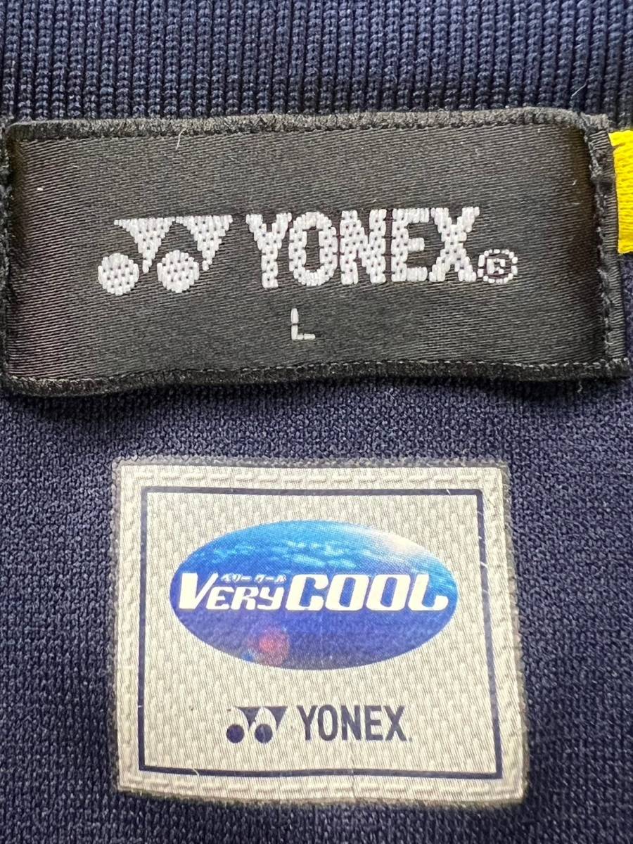 Wl044 選手支給品 YONEX ヨネックス サッカー Jリーグ 柏レイソル レイソル 半袖 ポロシャツ 移動着 遠征着 ワッペン 刺繍 紺 L_画像6