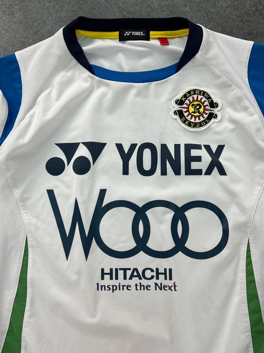 Wl048 選手支給品 YONEX ヨネックス サッカー Jリーグ 柏レイソル レイソル 長袖 練習着 トレーニングウェア プラクティスシャツ ワッペンL_画像3