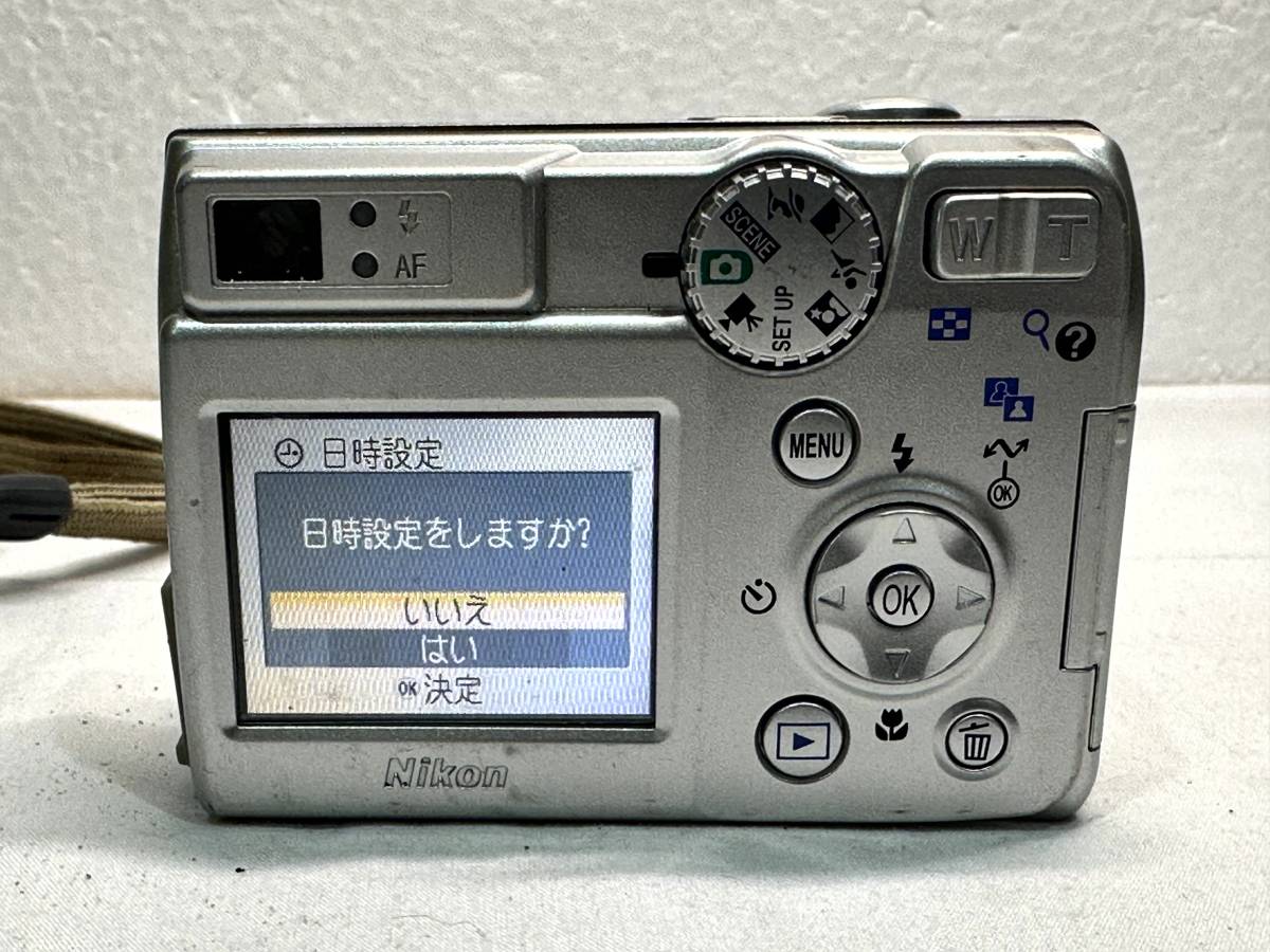 [2302.247] 2点まとめ 簡易動作確認済 単三電池OK/NIKON ニコン COOLPIX E7600 7.1メガピクセル/CASIO QV-R40 4.0メガピクセル カシオ 中古_画像7