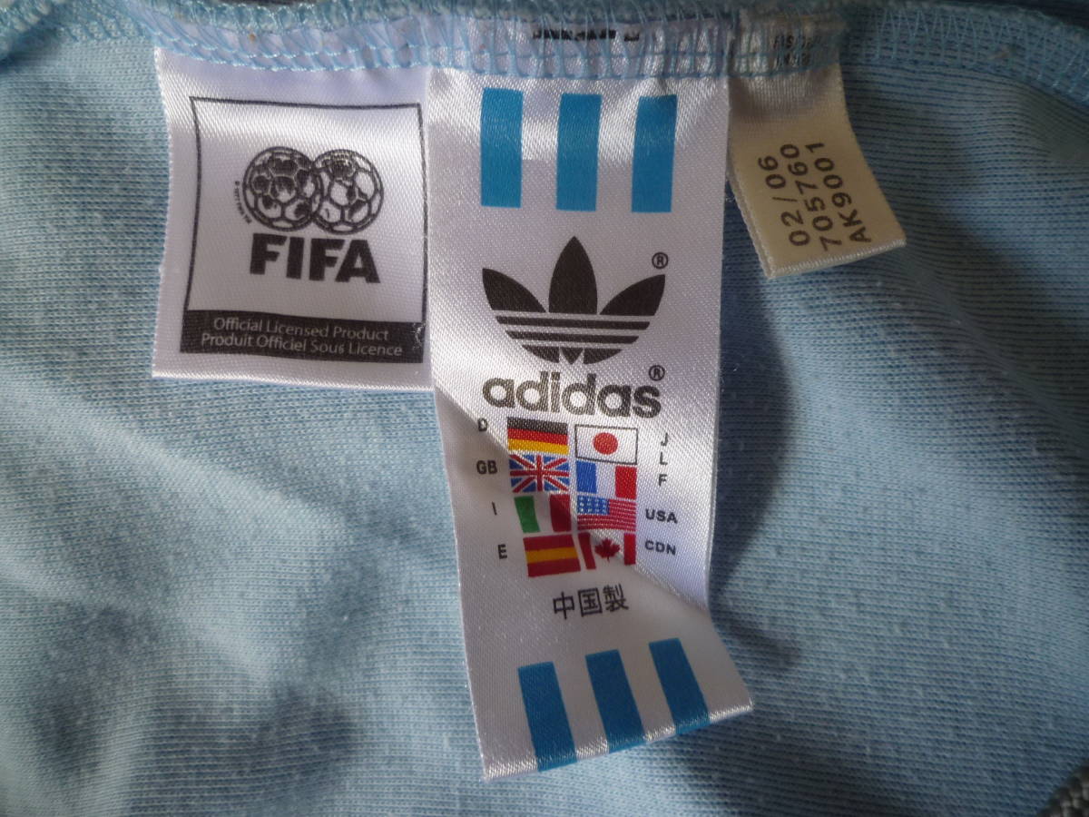 激レア】adidas アディダス FIFAW杯記念 国別ジャージ ブルー 激レア】adidas アディダス FIFAW杯記念 国別ジャージ ブルー