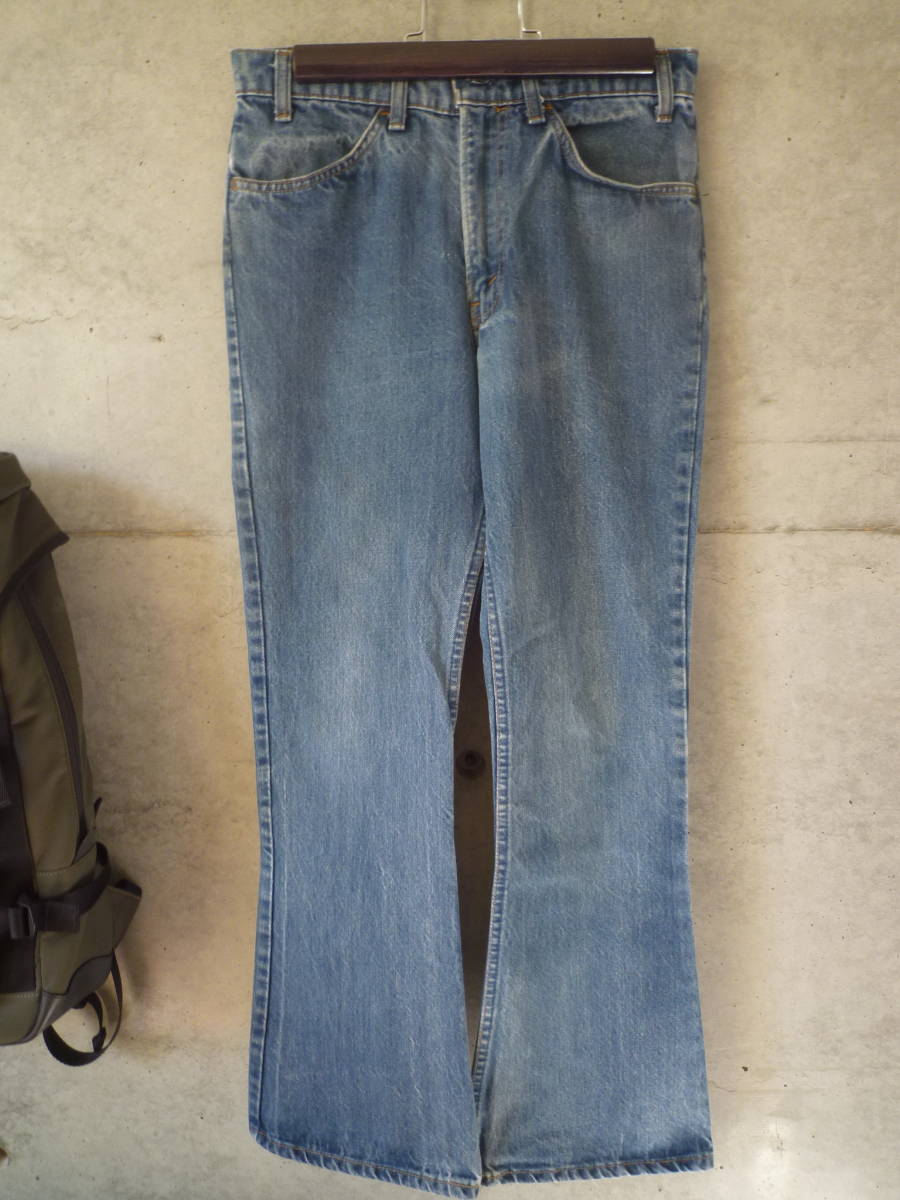 【レア】USA製 80s初期 リーバイス Levi's 646 デニムパンツ ヴィンテージ ブーツカット フレア ベルボトム 70s 90s 517 684