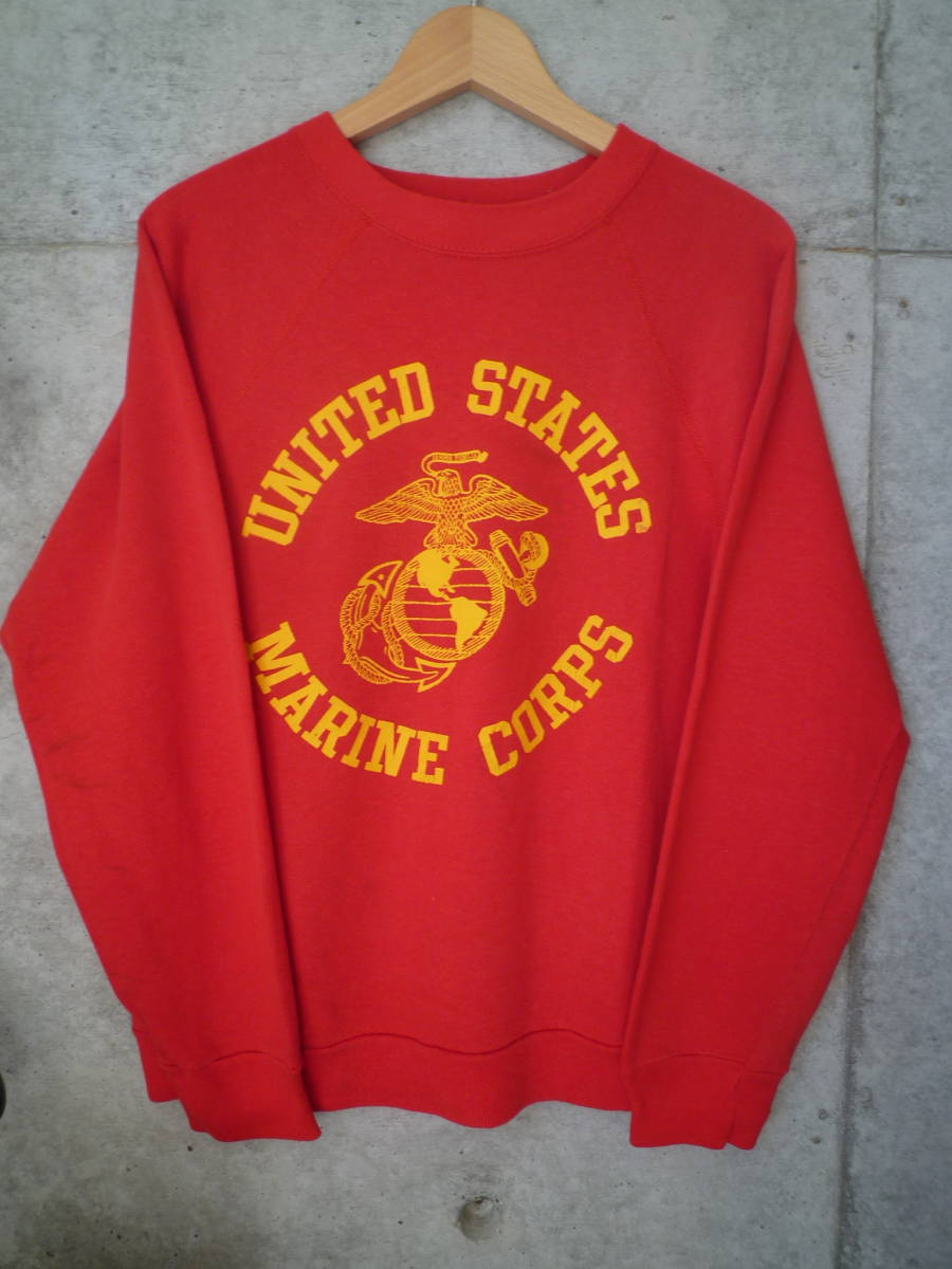 レア】70s~80s USA製 ARTEX USMC ミリタリースウェットシャツ レア】70s~80s USA製 ARTEX USMC ミリタリースウェットシャツ