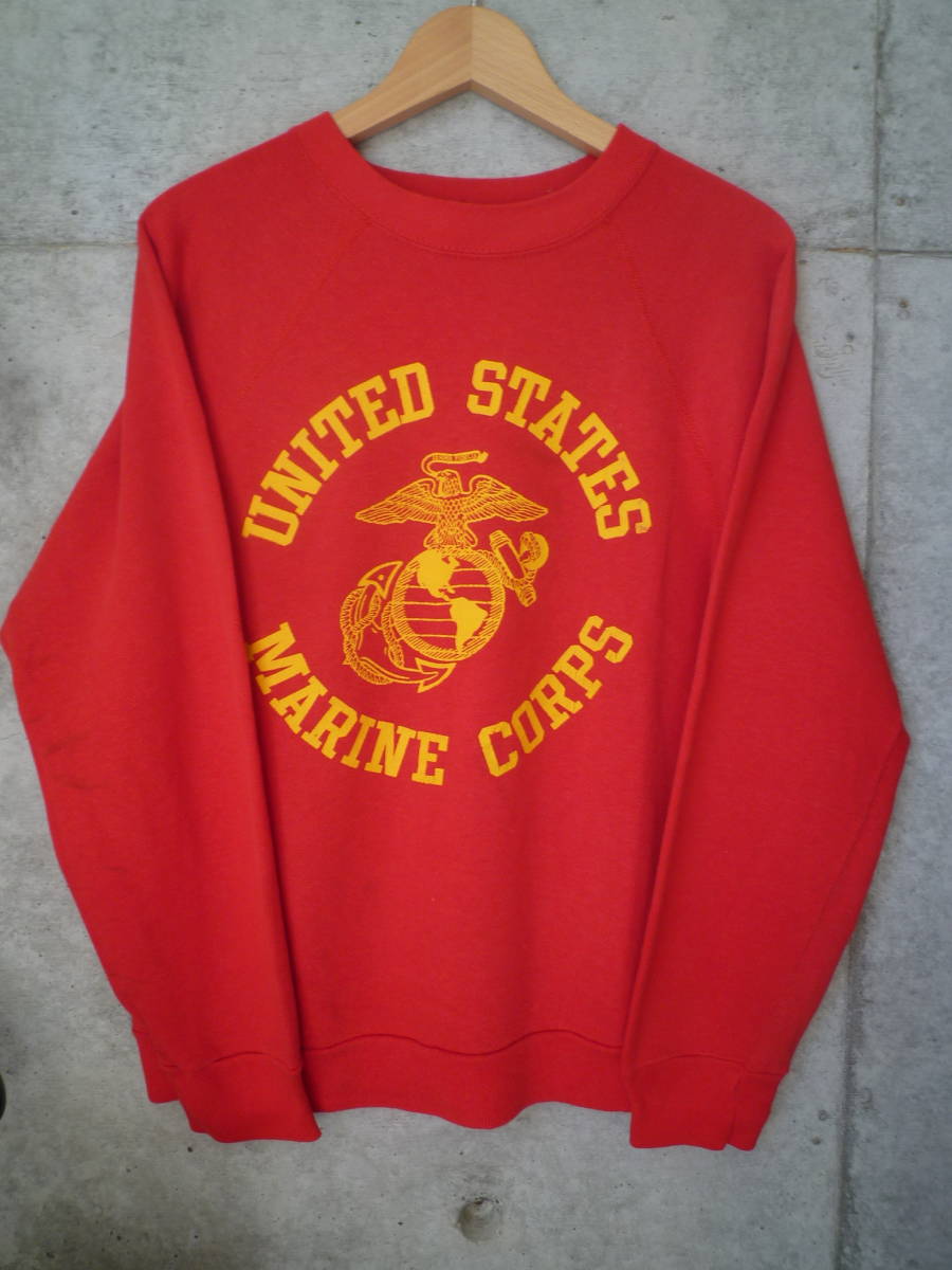 【レア】70s～80s USA製 ARTEX USMC ミリタリースウェットシャツ ヴィンテージ vintage アルテックス アーテックス_画像1