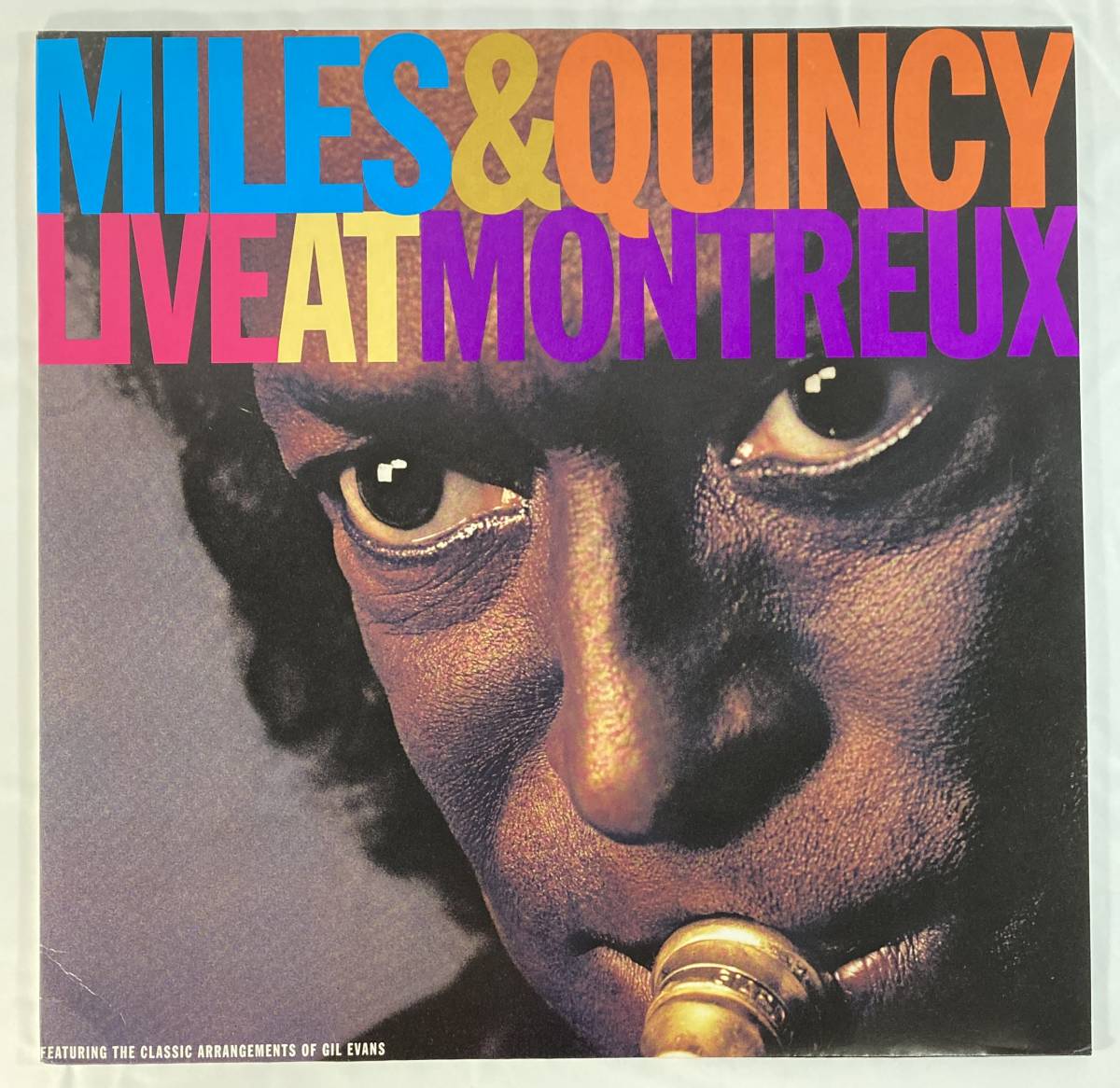 マイルス・デイヴィス (Miles Davis),クインシー・ジョーンズ (Quincy Jones) / Live At Montreux 独盤LP WEA 9362-45221-1_画像1