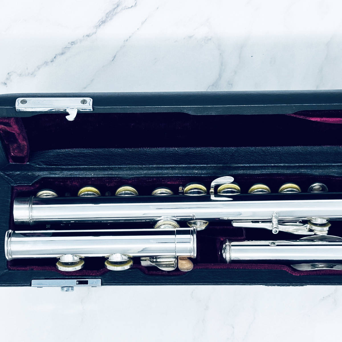 367) 即決価格 総銀製 ヤマハ フルート YFL-63 ハンドメイド プロ向けモデル YAMAHA FLUTE_画像7