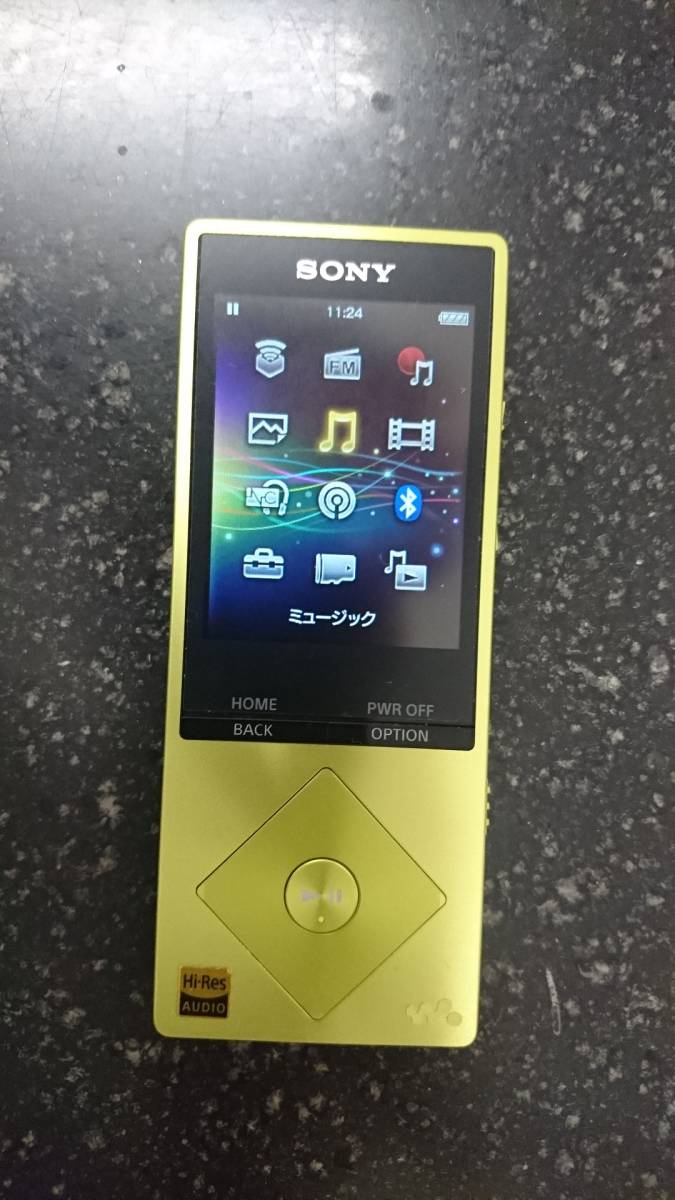 索尼Walkman NW  -  A 25 16GB Lime Yellow SONY WALKMAN注意垃圾    原文:ソニー ウォークマン　NW-A25 16GB　ライムイエロー　SONY WALKMAN　　注意　ジャンク