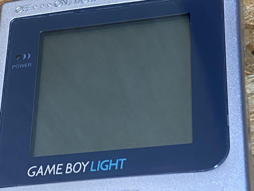 USED ゲームボーイライト GAME BOY LIGHT グレー 本体 任天堂_画像3