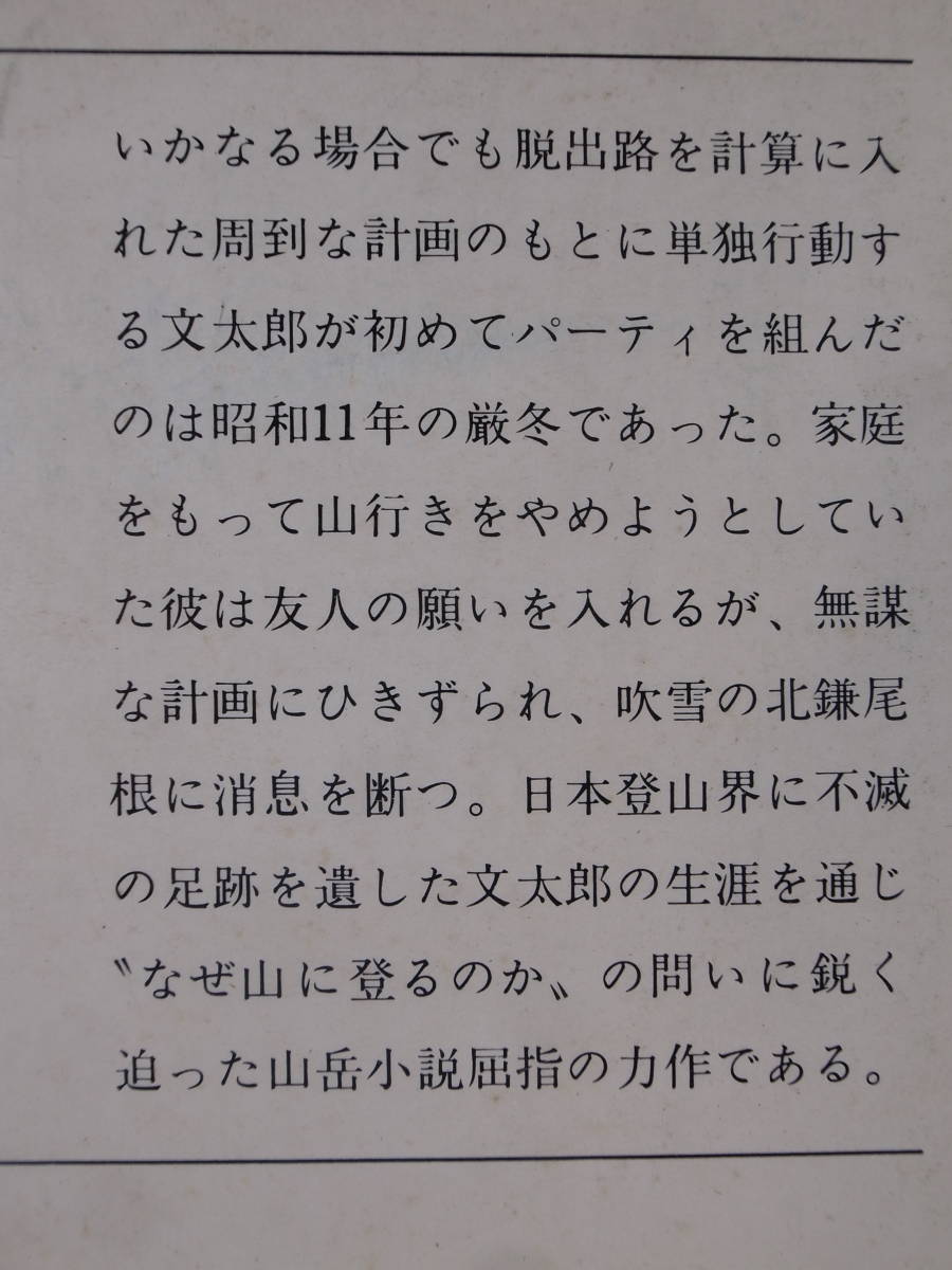 2冊セット 新潮文庫 草 122 孤高の人 上下 新田次郎_画像4